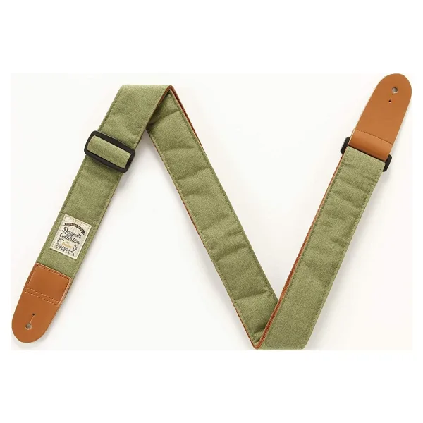 IBANEZ Designer Collection Guitar Strap - Moss Green Denim (DCS50D-MGN)