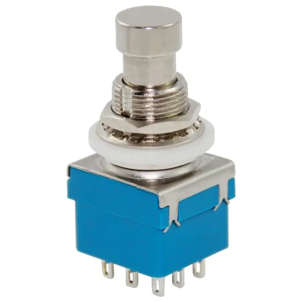 IC-148J-9 Pedal Switch Kalıcılı 9P Ø12mm PBS-24-302