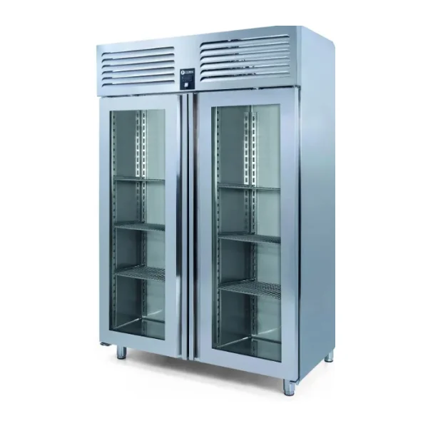 Iceinox VTS 1150 CR VG 2 Cam Kapılı Dikey Snack ve GN Buzdolabı