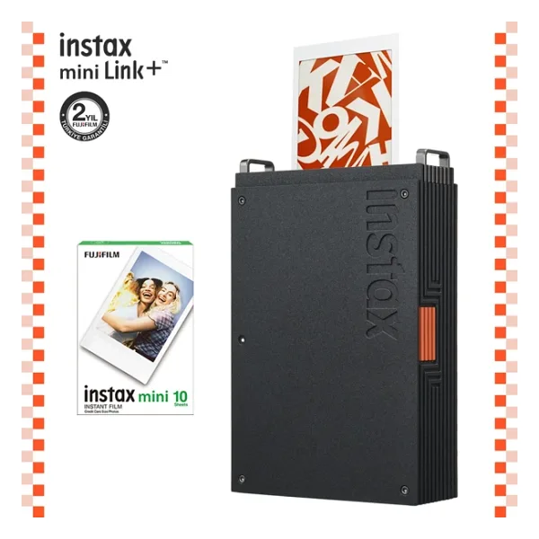 Instax mini Link Plus Akıllı Fotoğraf Yazıcısı ve 10'lu Film