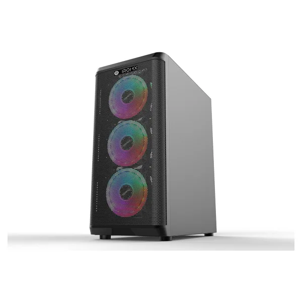 IROMX MERIDIAN BTX-NPG PSU YOK 4x12CM ARGB FAN ATX 2xUSB3.0 SİYAH KASA