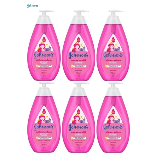 Johnson's Baby Işıldayan Parlaklık Bebek Şampuanı 750 ml 6 Adet