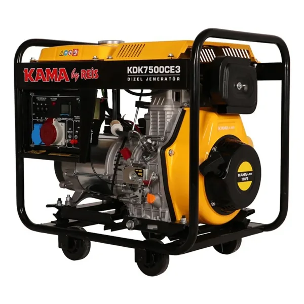 Kama KDK7500CE3 6.9 kVA İpli/Marşlı Dizel Jeneratör