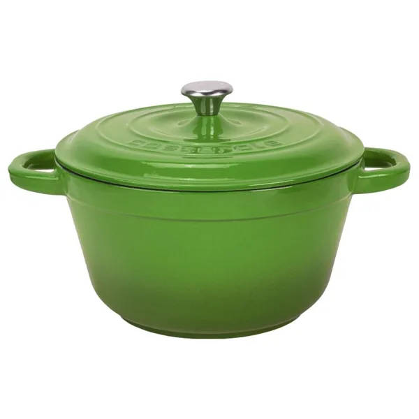 Lava New Heritage Yuvarlak Yeşil 22 cm Döküm Tencere