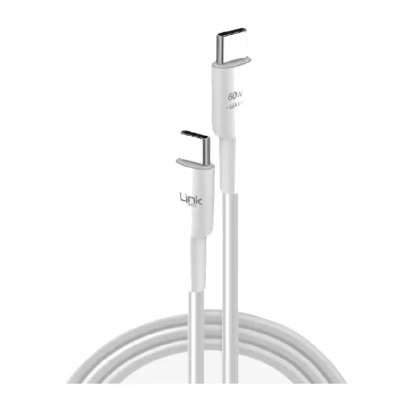 LinkTech K609 2 m Type-C to Type-C Hızlı Şarj kablosu