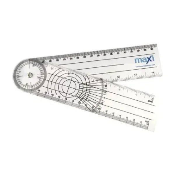 MAXİ Cep Gonyometresi , Cetvel Gonyometre 20 Cm