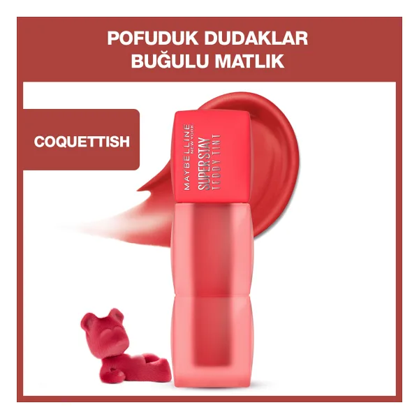 Maybelline New York Super Stay Teddy Tint Mat Likit Ruj