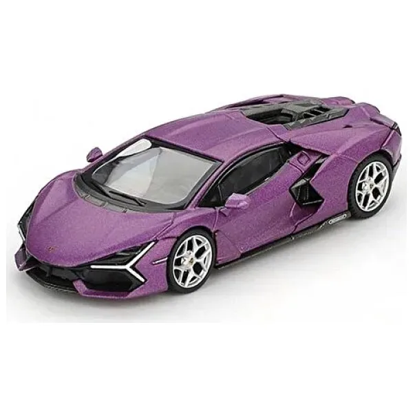Mini GT MGT01121-BL Lamborghini Revuelto Viola 30th Matte 1:64 Model Araba