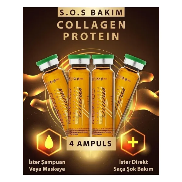 Motto Plus Multivitamin Collagen 4x10 ml Saç Serumu