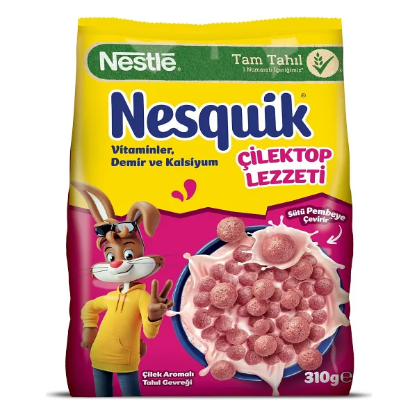Nestle Nesquik Çilektop Çilekli Tahıl Gevreği 310 gr