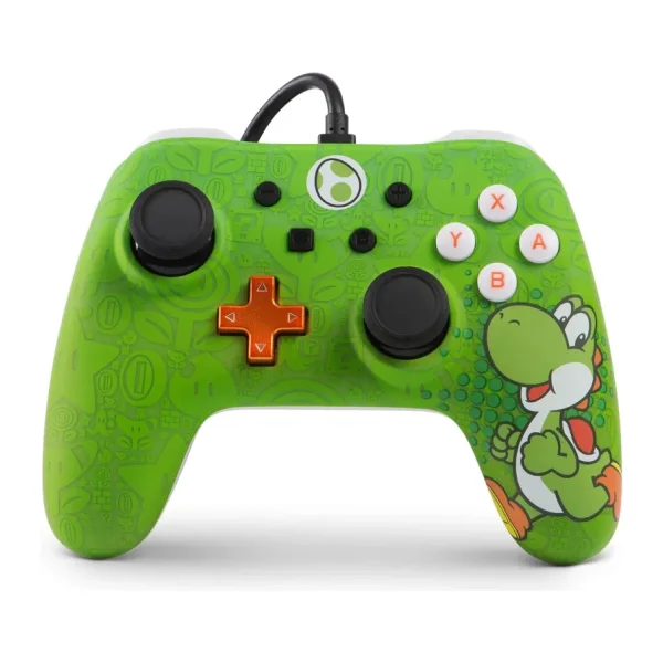Nintendo Switch İçin Kablolu Powera Kontrol Cihazı - Yoshi, Gamepad, Oyun Kumandası, Kablolu Denetleyici, Resmi Lisanslı