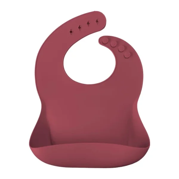 Oioi Basics Silikon Önlük Bordo