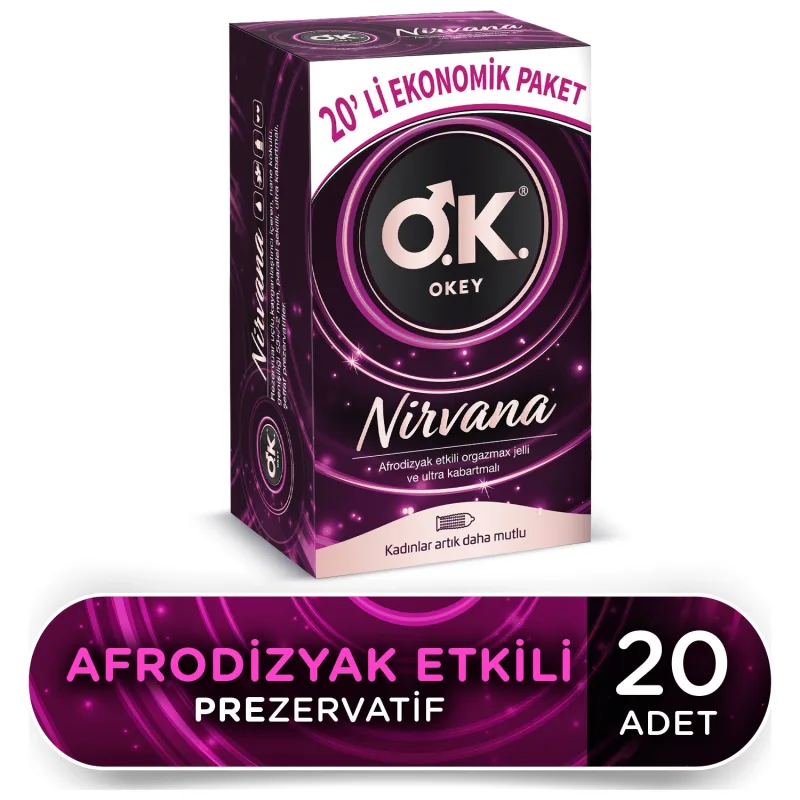 Okey Nirvana 20'li Prezervatif