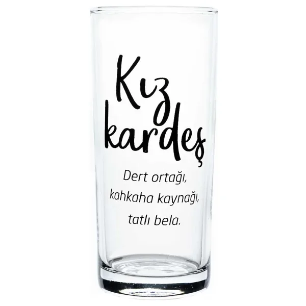 Palto Tasarım Kız Kardeş Tasarımlı Rakı Bardağı