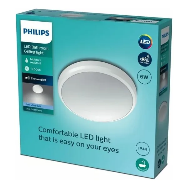 Philips Doris 6 W Beyaz Işık LED Tavan Lambası