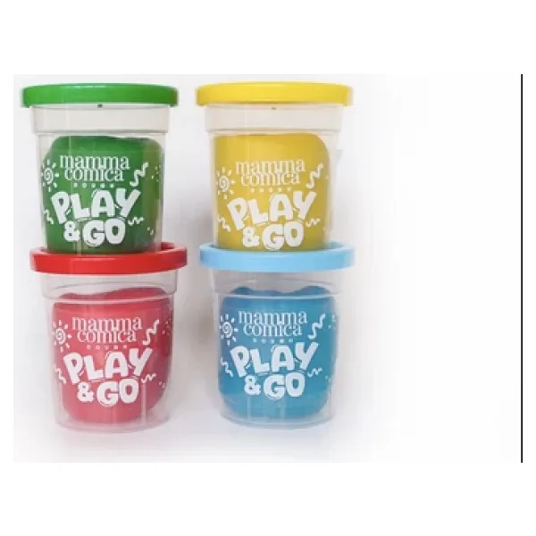 Play & Go 4 Lü Doğal Oyun Hamuru Seti (4 Renk X65 Gr)