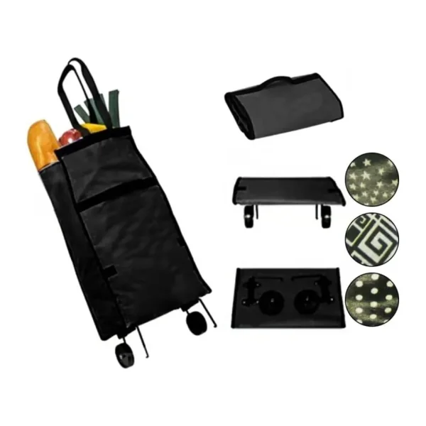 Portatif Katlanabilir Pazar Arabası 75X35