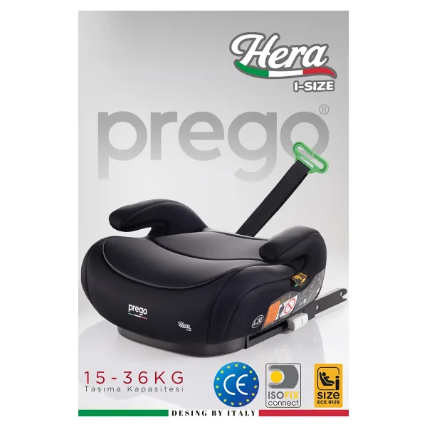 Prego Hera Isofixli 15-36 kg Oto Koltuğu Yükseltici