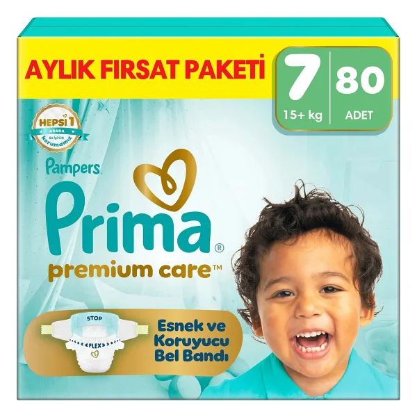 Prima Premium Care 7 Numara XX Large 80'li Bebek Bezi