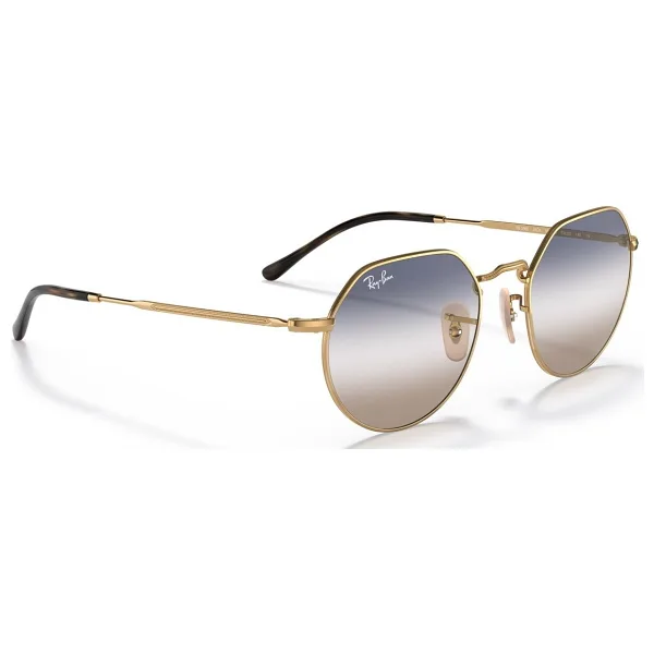 Ray-Ban Jack 3565 001/GD Gold-Blue/Brown Güneş Gözlüğü