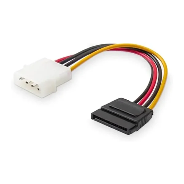 Ropcomp 4-Pin Molex Erkek - 15-Pin SATA Güç Dönüştürücü Kablo (20 cm)