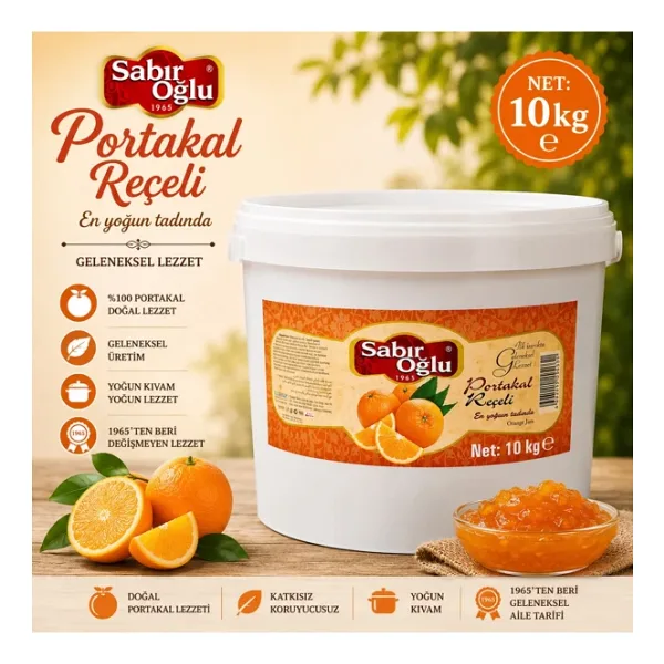 Sabıroğlu Kova Portakal Reçeli 10 kg