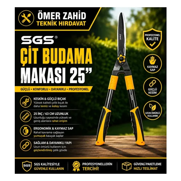 Sgs Profesyonel Çit Budama Makası