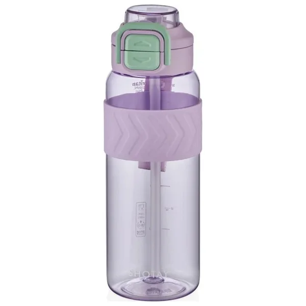 Shotay Direction ST-7239 Mor 1000 ml Tritan Pipetli Matara