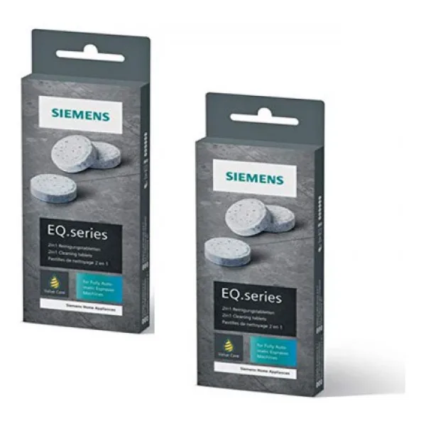 Siemens & Bosch Tüm Tam Otomatik Kahve Makineleri İçin Makine Temizleme Tableti 2li TZ80001 TZ80001x2Lİ
