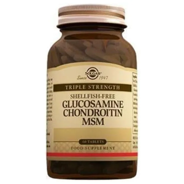 Solgar Glucosamine Chondroitin MSM 60 Tablet