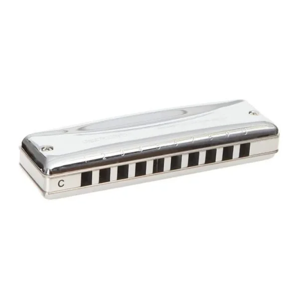 Suzuki Pro Master Diatonic Harmonica in C, chrome, Norme