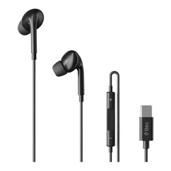 Ttec Pop 3 2KMM18S Siyah Type-C Kablolu Kulak İçi Kulaklık