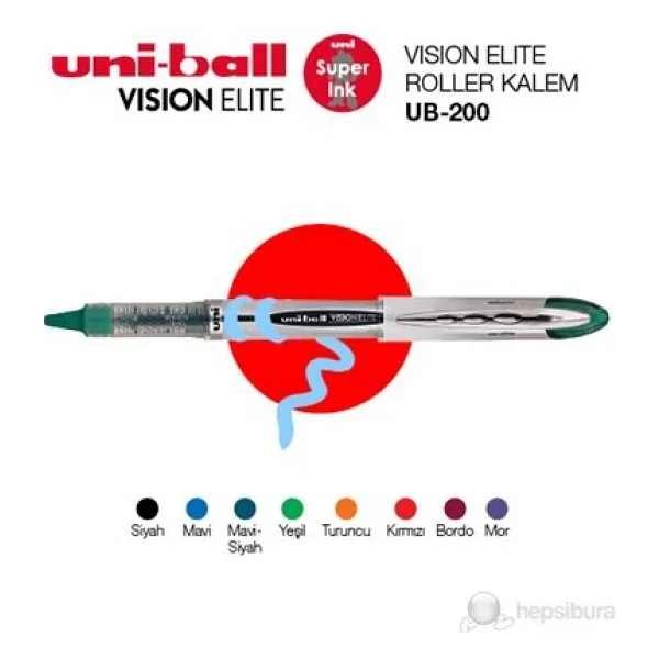 Uni-Ball UB-200 Vision Elite 0.8 mm Roller Kalem