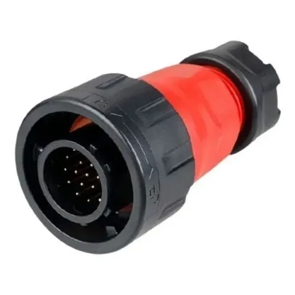 YM-24-C19PE-02-001A 19-Pin Su Geçirmez Konnektör - Erkek