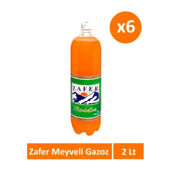 Zafer Mandalina Gazoz 6x2 lt