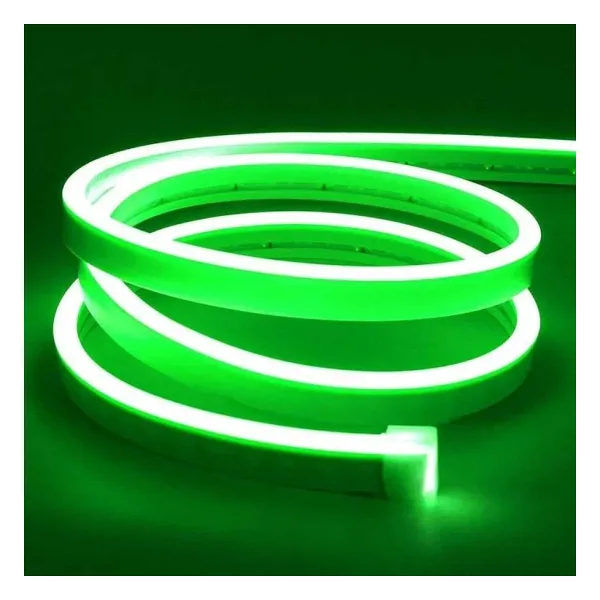 12V Esnek Neon Şerit Led 5 Metre - Yeşil