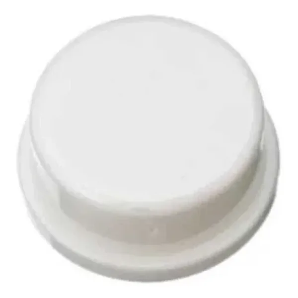 12x12mm Yuvarlak Tact Switch Kapak Push Buton Kapağı Beyaz