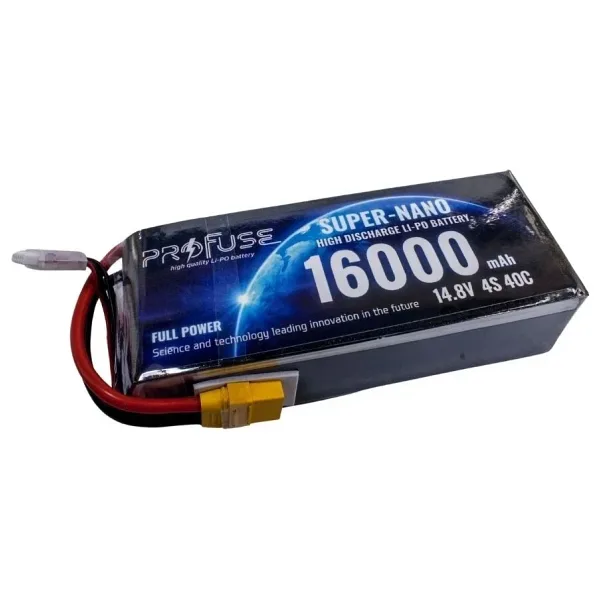 14.8V 4S 16000mAh 40C Lipo Batarya