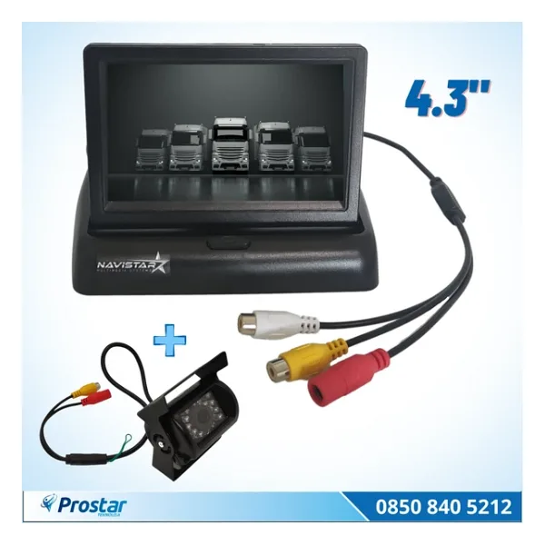 4.5 inç TFT LCD Araç Monitörü Ekran + 1 adet Geri Görüş Kamerası Büyük boy Dahil Set