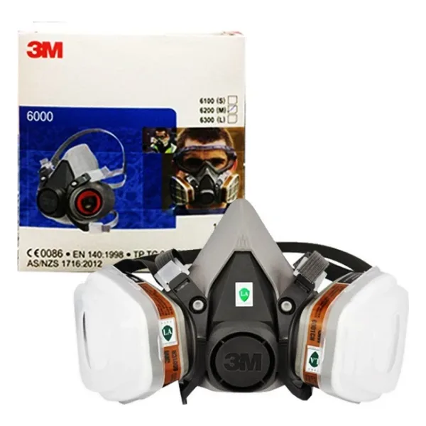 A+ 3M 6200 Gaz - Buhar - Boya Maskesi Takım - Orta Boy - Medium