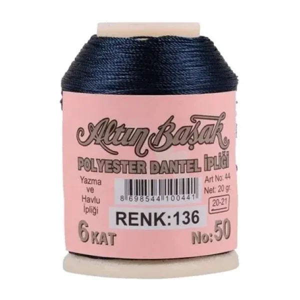 Altınbaşak Oya ve Dantel İpi 20 gr - Royaleks - No: 136