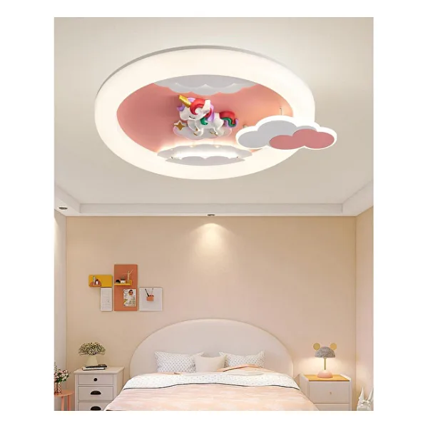 Apliqa Page Unicorn Plafonyer Çocuk Odası LED Avize