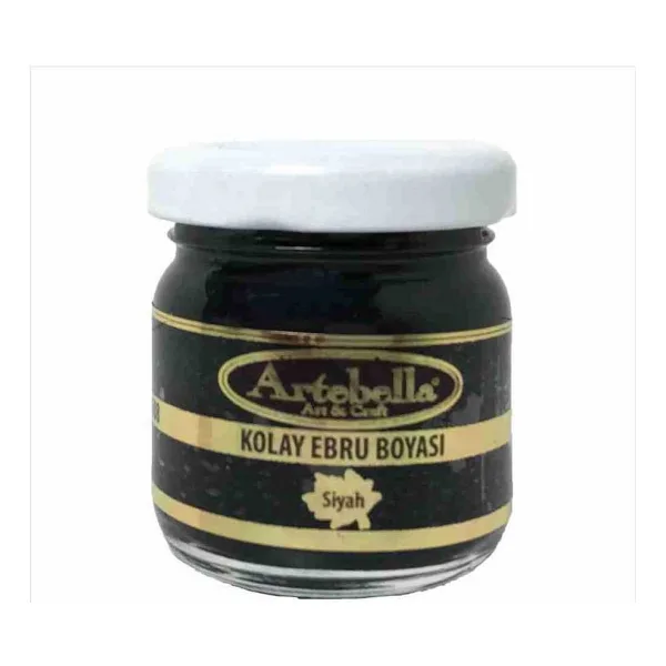 Artebella Kolay Ebru Boyası 36080040 Siyah 40ml