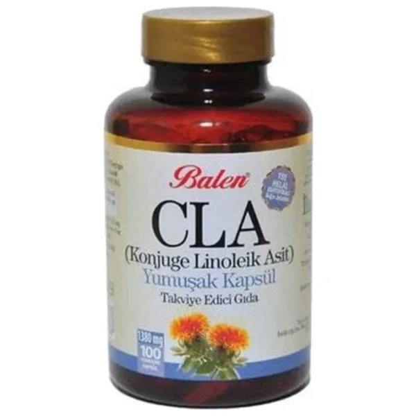 Balen Cla Konjuge Linoleik Asit Aspir Yağı 100 Kapsül X 1380 Mg