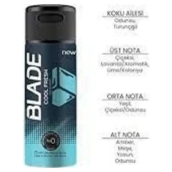 Blade Cool Fresh 150 ml Erkek Deodorant