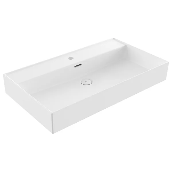 Bocchi Milano 1377-002-0126 80 cm Mat Beyaz Tezgah Üstü Lavabo