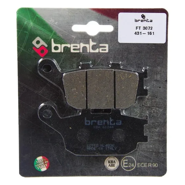 Brenta 431-161 2016-2019 Honda Crf1000l Africa Twin Dct Uyumlu Arka Fren Balatası Organik Balata