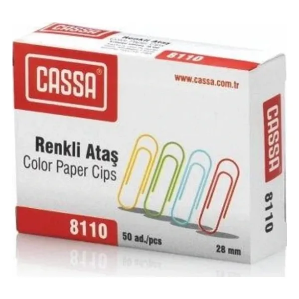 Cassa Pvc Kaplı Renkli Ataş 28 Mm