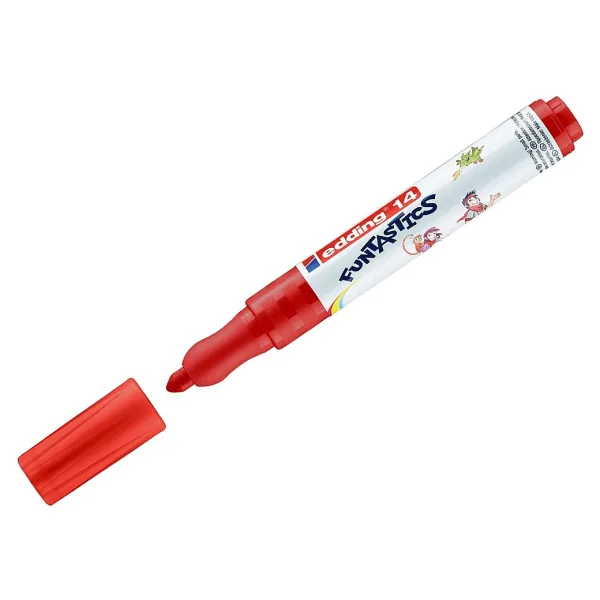 Edding Funtastics 14 Kırmızı Kalın Uçlu Keçeli Kalem