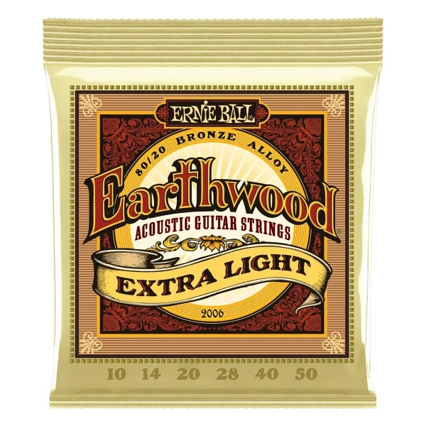 Ernie Ball P02006 Extra Light 10-50 Akustik Gitar Teli